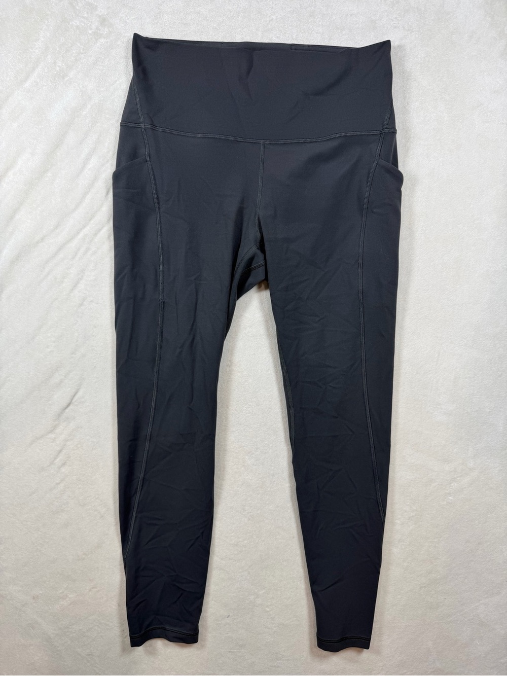 lululemon athletica Size 10 Charcoal High-Rise Pocket Leggings